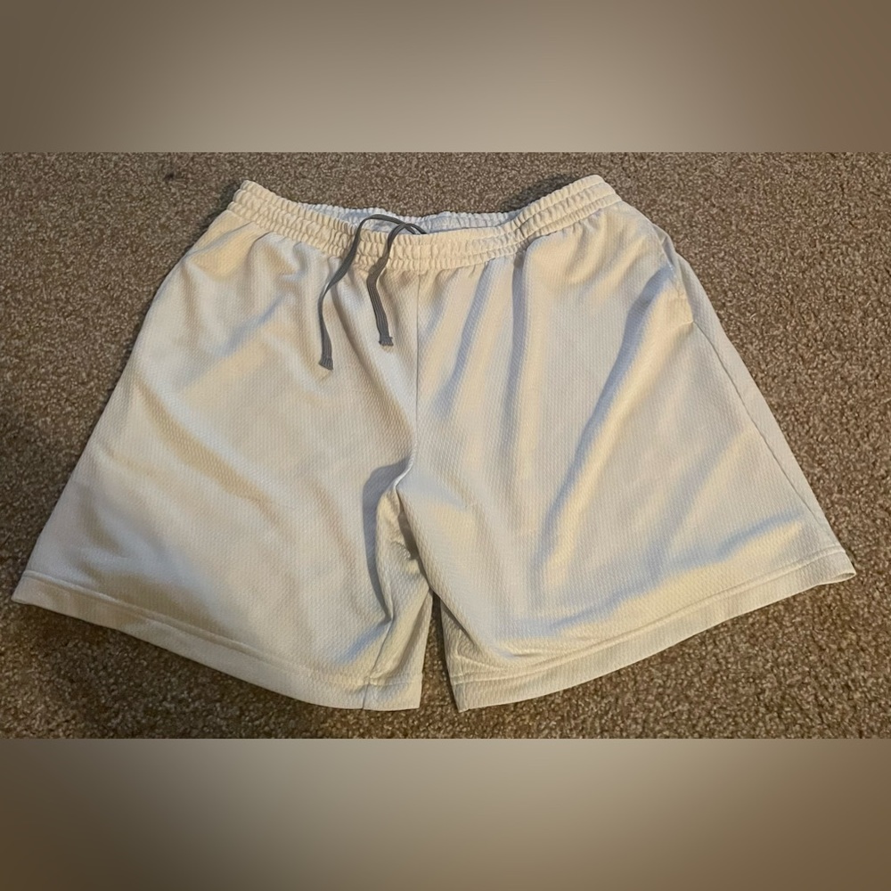 White Basketball Shorts